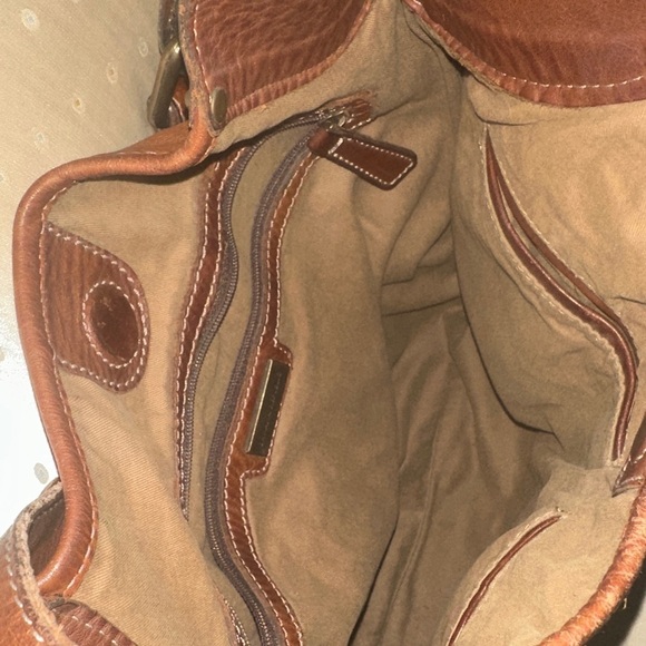 Banana republic large leather hobo bag unisex - Picture 6 of 16